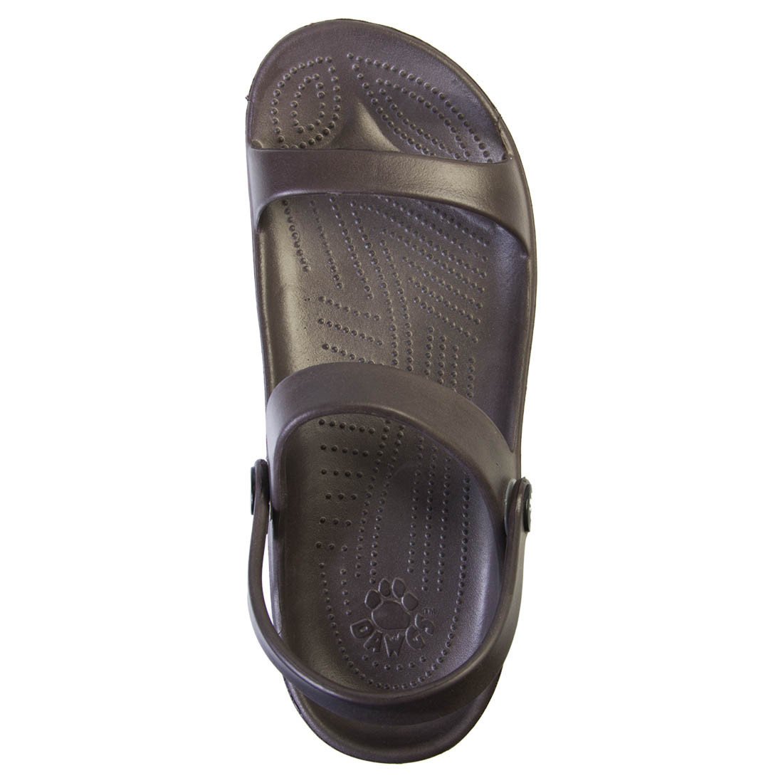 Women&#39;s 3-Strap Sandals - Dark Brown by DAWGS USA