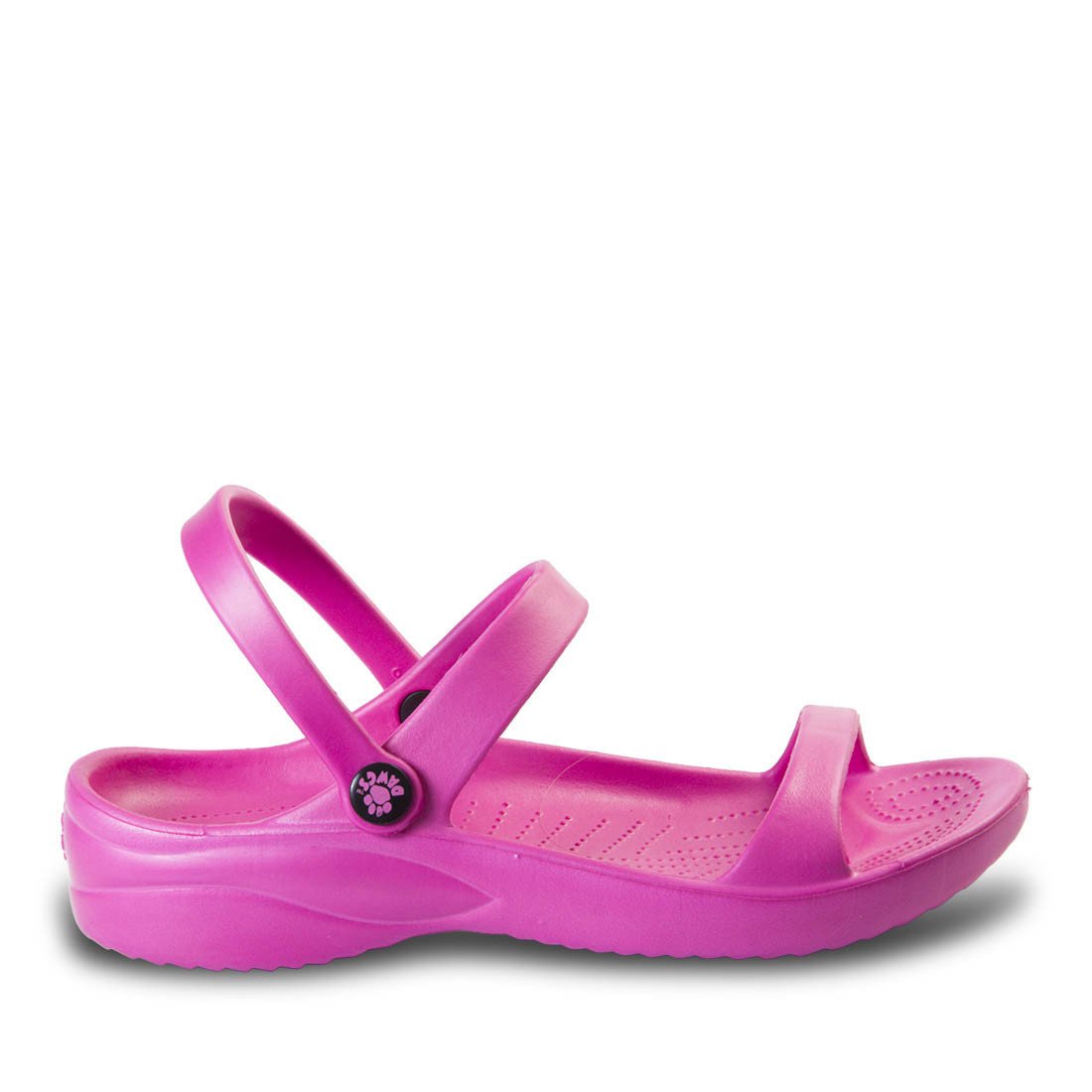 Women&#39;s 3-Strap Sandals - Hot Pink by DAWGS USA