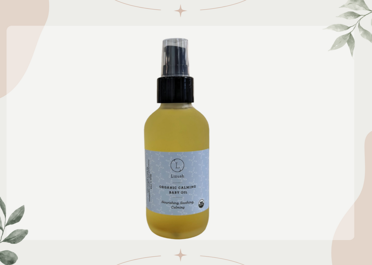 ORGANIC CALMING BABY OIL Nourishing, Soothing, Calming