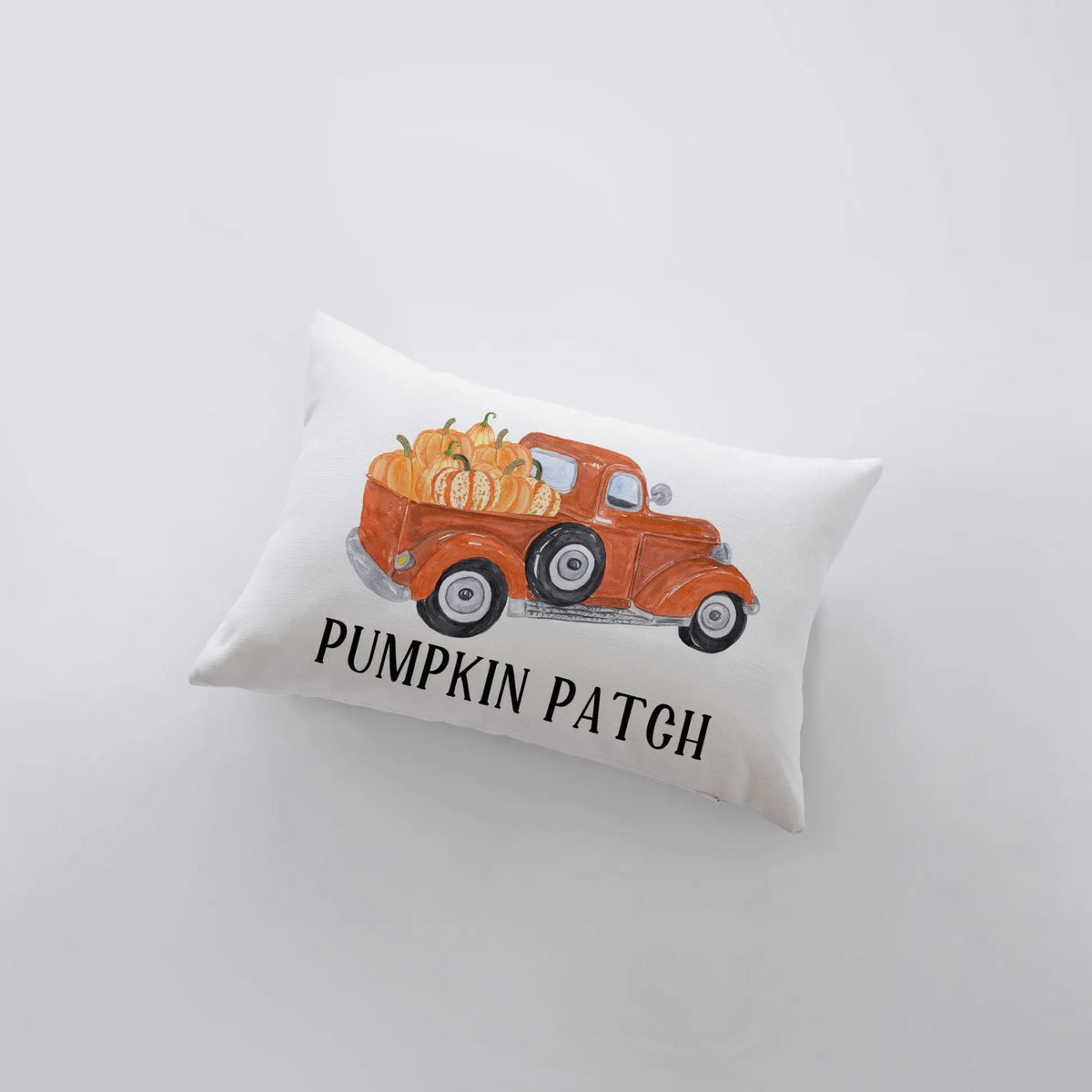 Pumpkin Patch Truck 18x12 Pillow | Pillow Cover