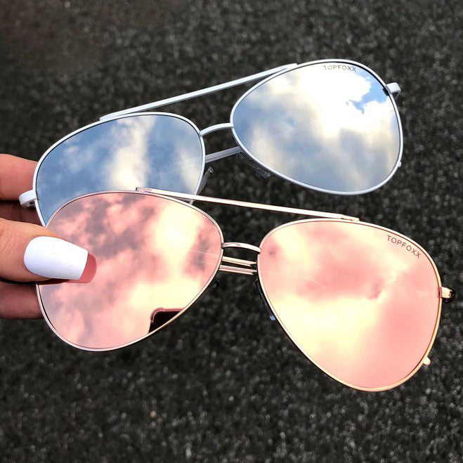 Amelia - Silver Sunglasses