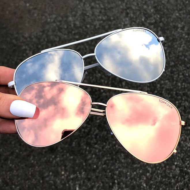 Amelia - Rose Gold Sunglasses