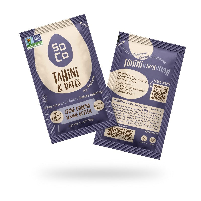 Squeeze packs: Tahini &amp; Dates (Box of 10) by eatsoco