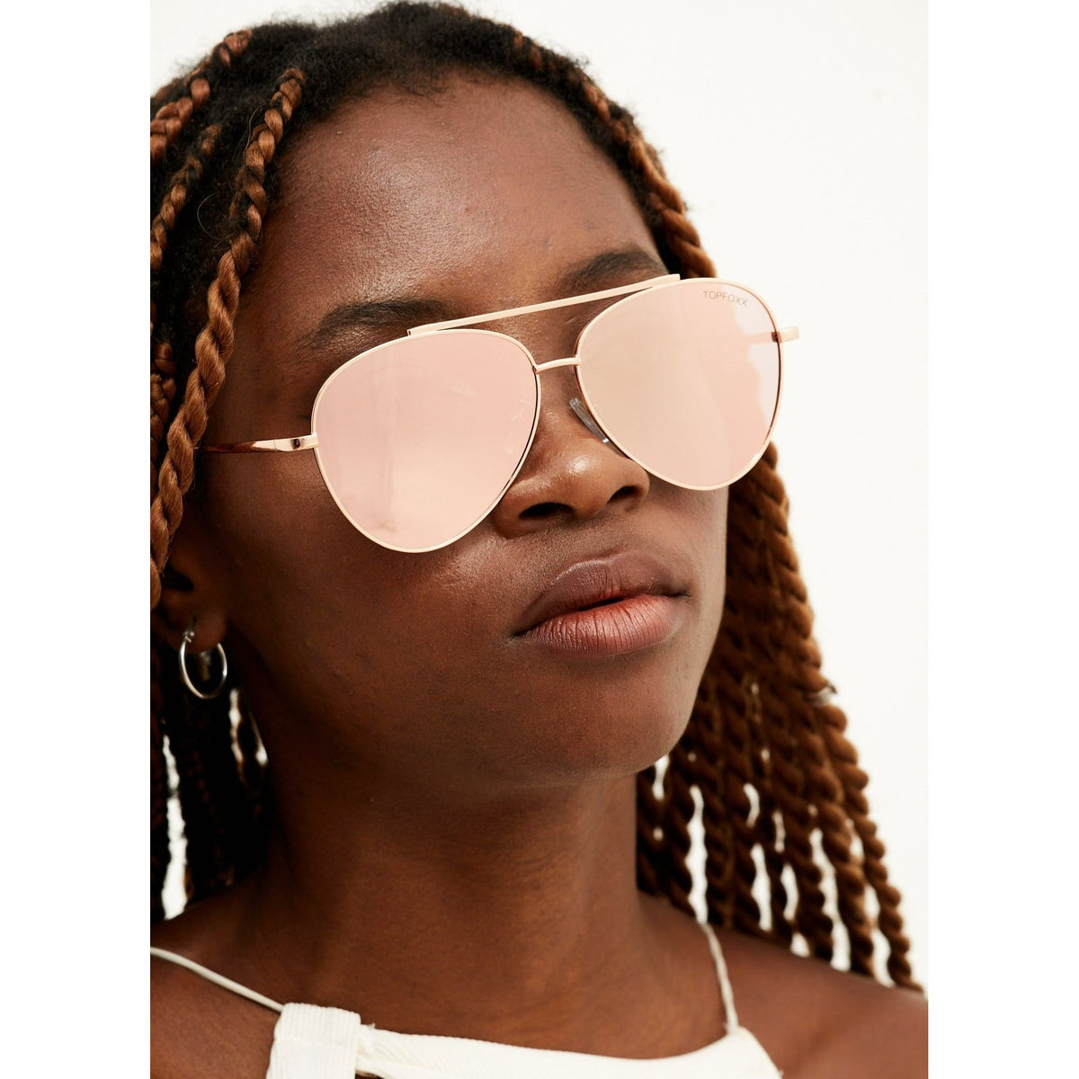 Amelia - Rose Gold Sunglasses