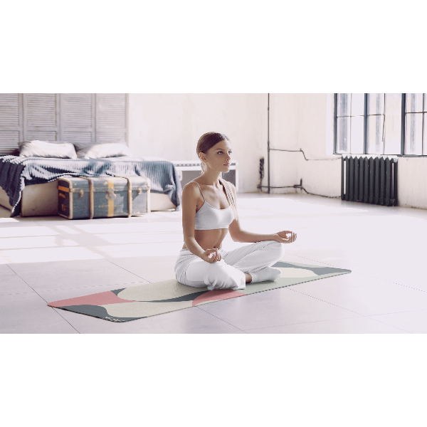 Yune Yoga Best Floor Mat Echo 5mm Padded Stretching Mat by Yune Yoga