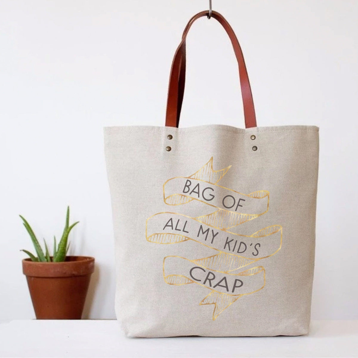 Bag Of All My Kid&#39;s Crap Tote Bag by Fun Club