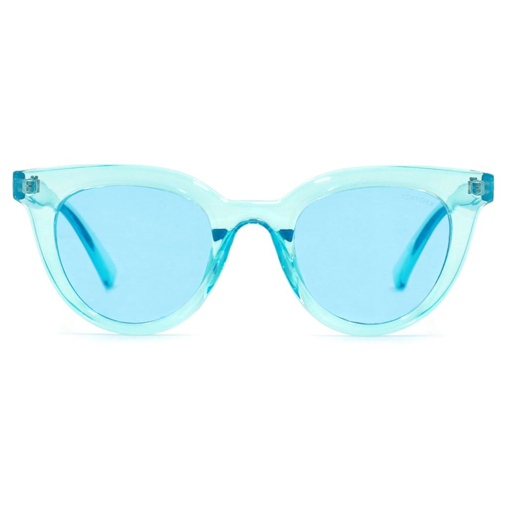 Brittany - Coral Blue Sunglasses