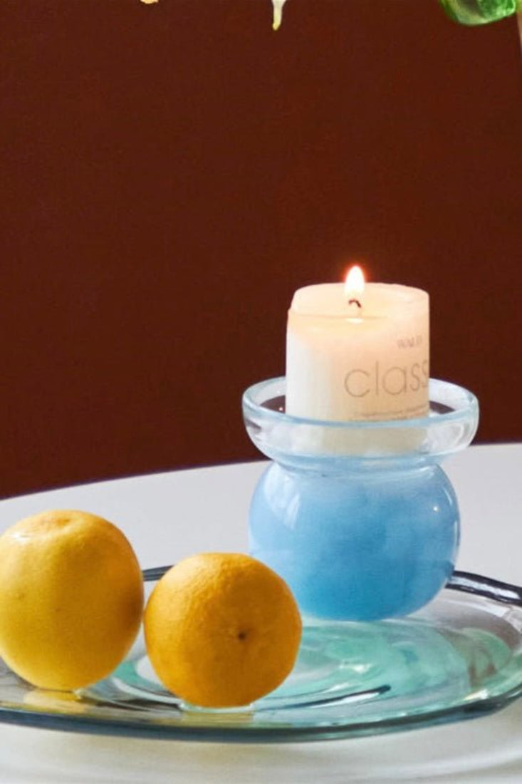 Bonbon Dopamine Candle Holders, Cute Whimsical Decorative Ornament - Candle Holders - Bonbon Dopamine Candle Holders - Rain Drops - INSPECIAL HOME