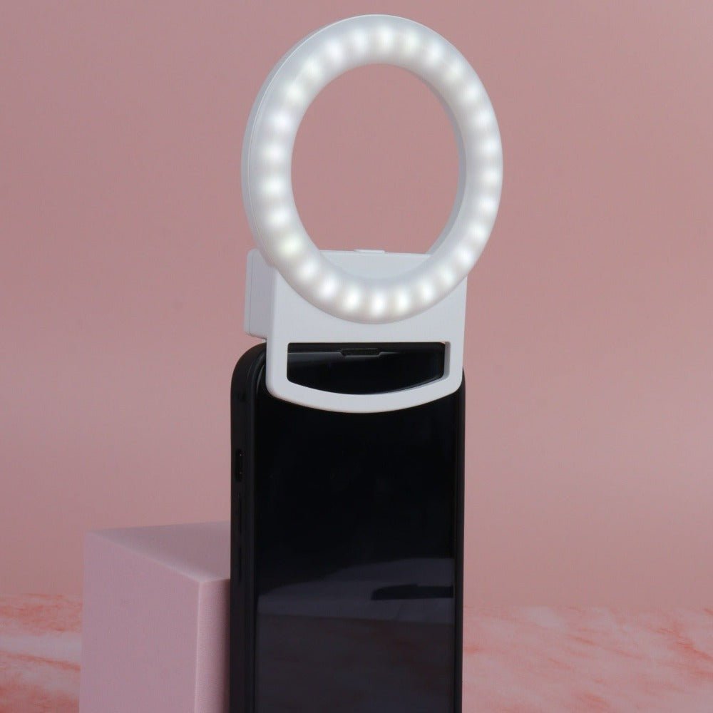 Clip-On Mini Phone Selfie Ring Light