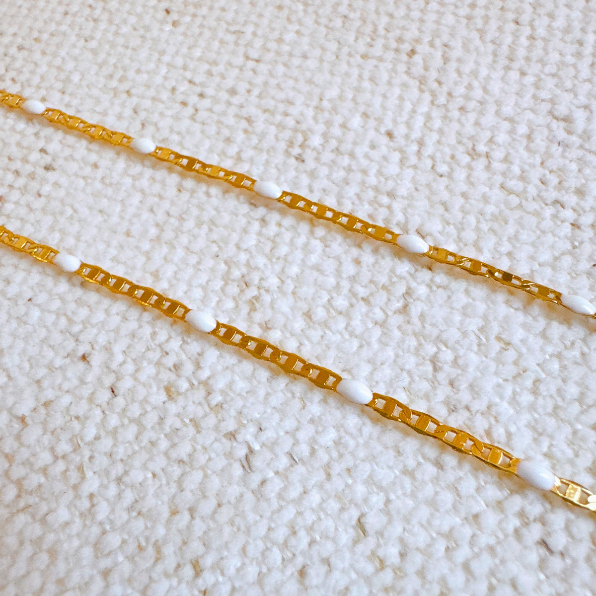 Color Pop Enamel Chain Necklace