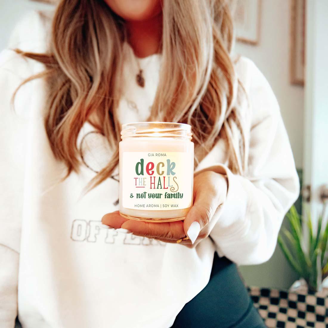 Deck the Halls Candle