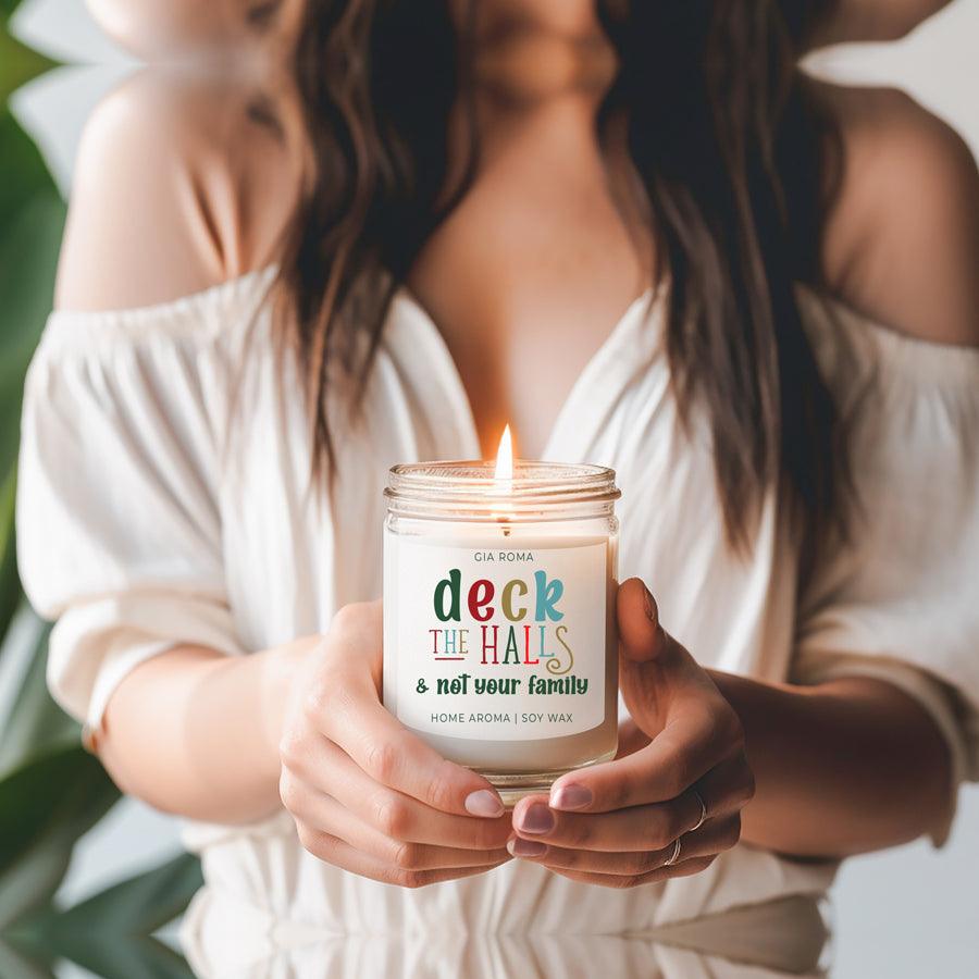 Deck the Halls Candle