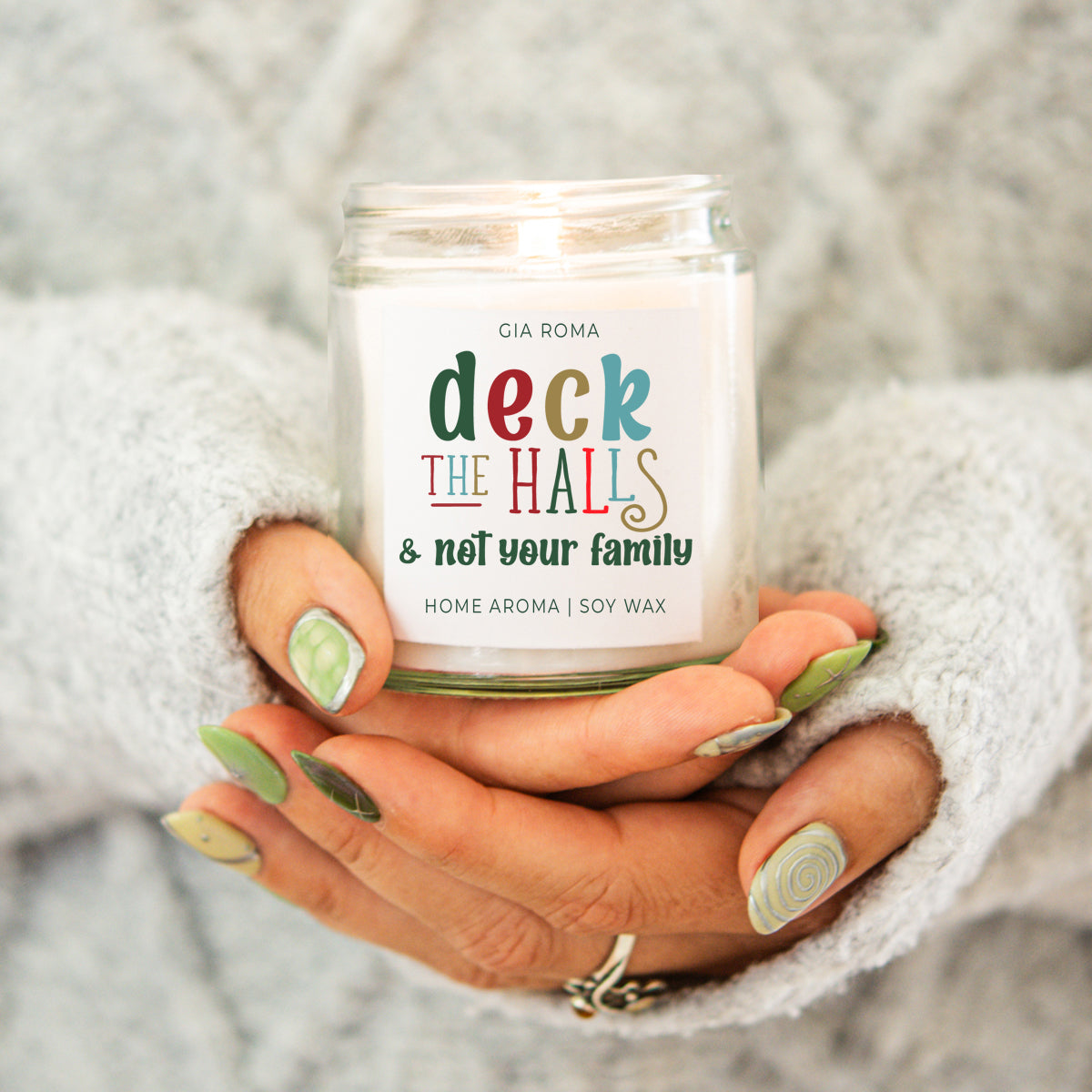 Deck the Halls Candle