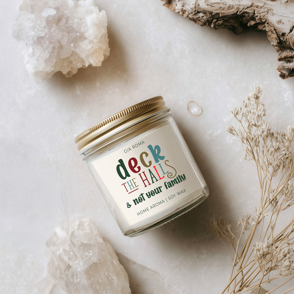 Deck the Halls Candle