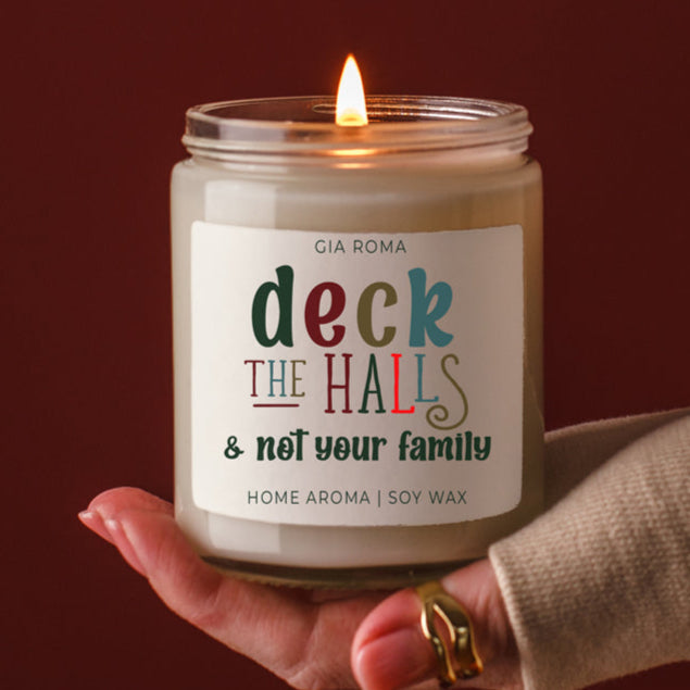 Deck the Halls Candle