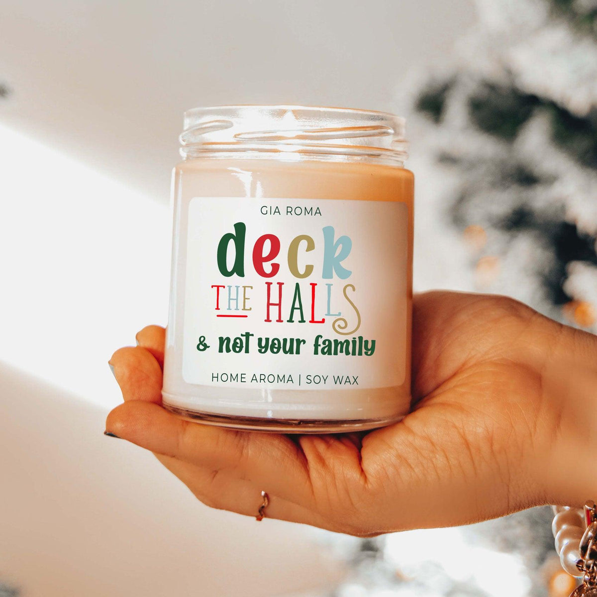 Deck the Halls Candle