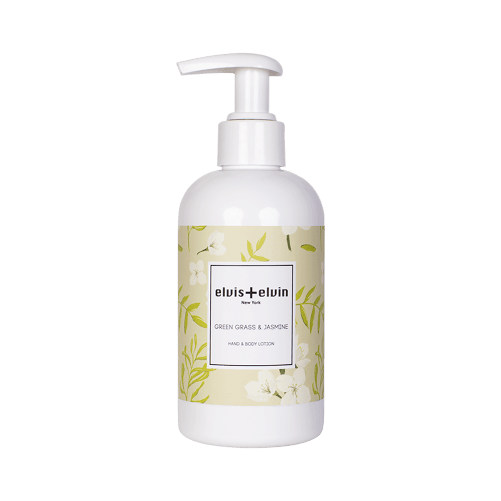 elvis+elvin Green Grass & Jasmine Hand & Body Lotion 260ml - elvis+elvin