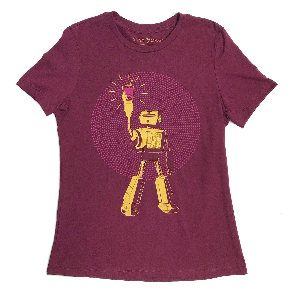 Boba Power Womens T-shirt by STORY SPARK