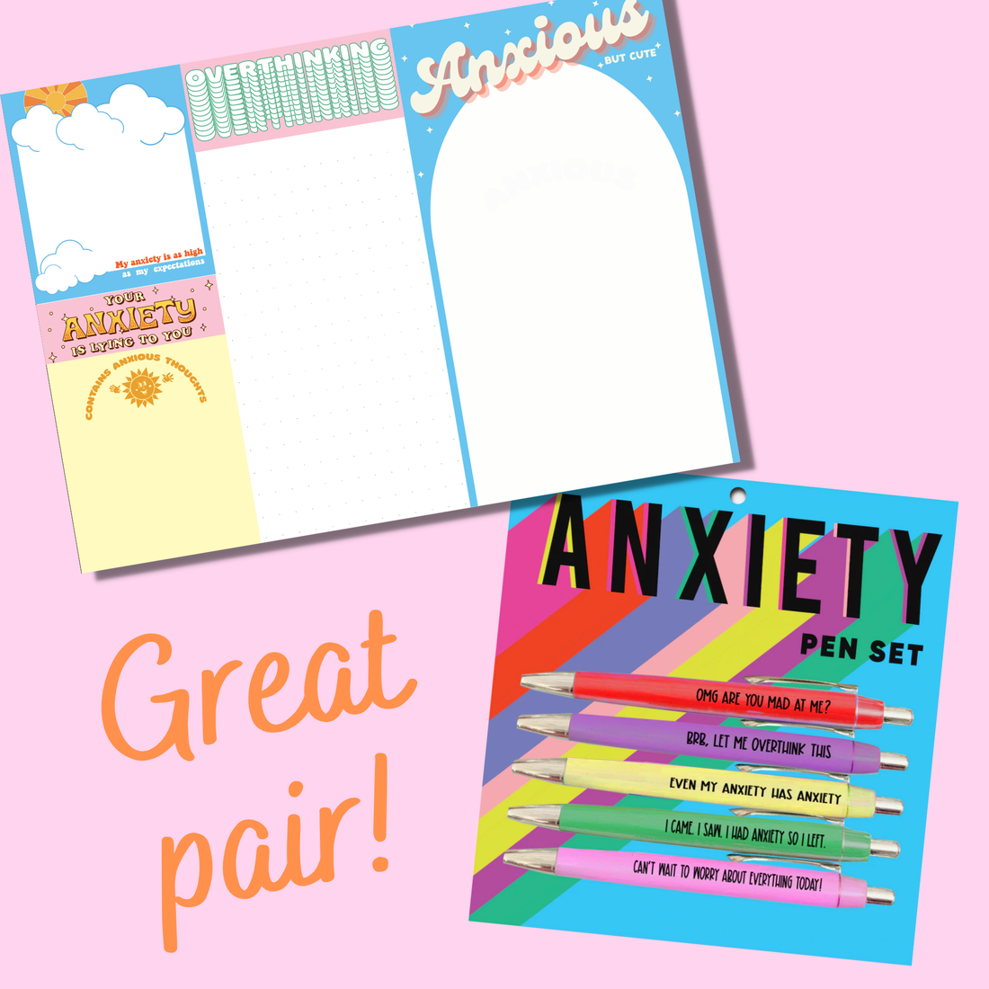 Anxiety Notepad Set by Fun Club