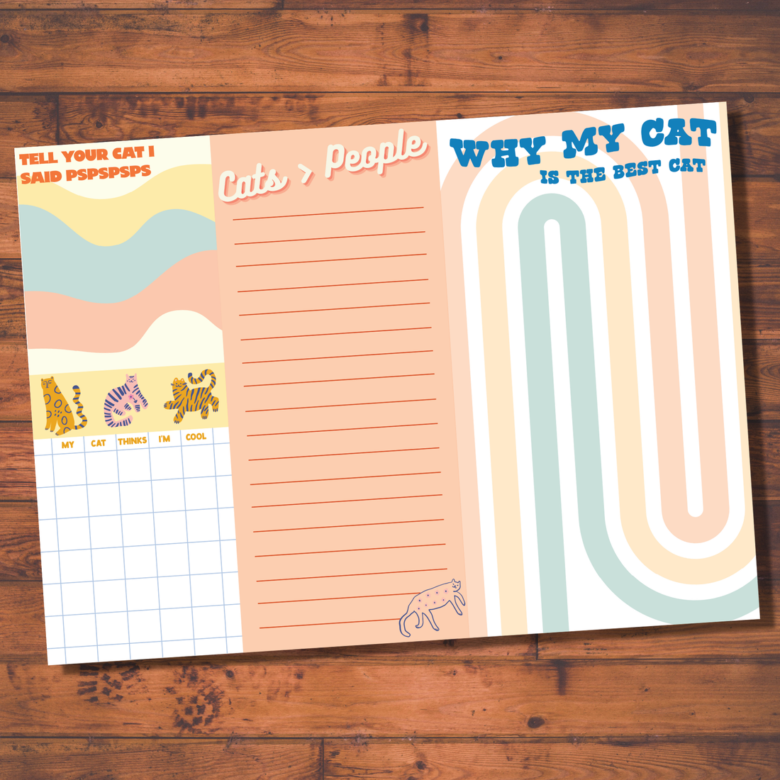Cat Lovers Notepad Set by Fun Club