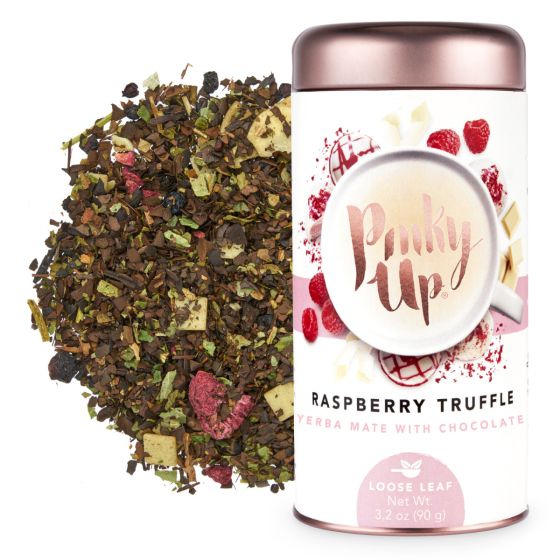 Raspberry Truffle Loose Leaf Tea in a Tin