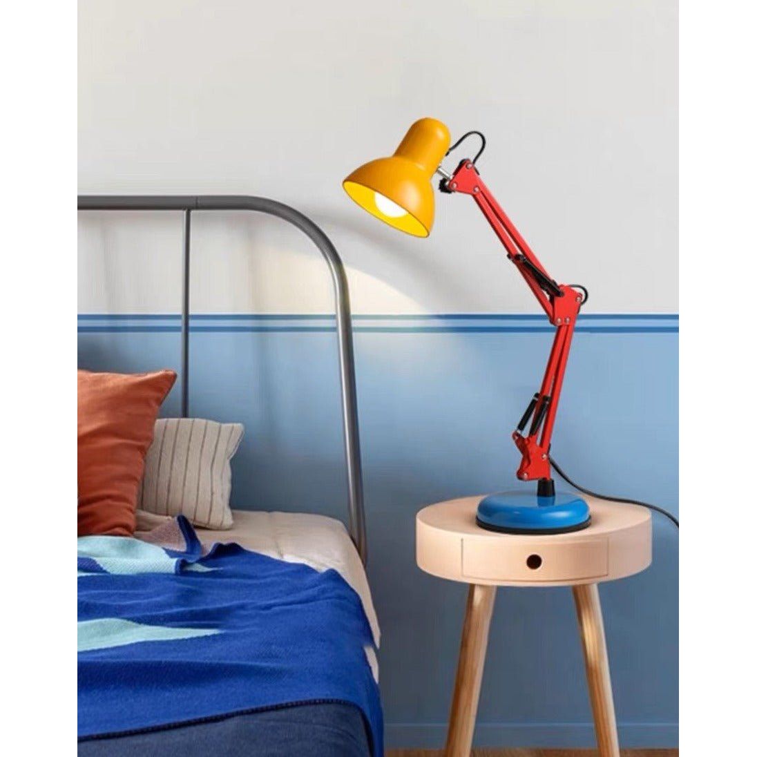 Memphis Retro Table Lamp for Study - Full Spectrum Eye Protection Desk Lamp by INSPECIAL HOME