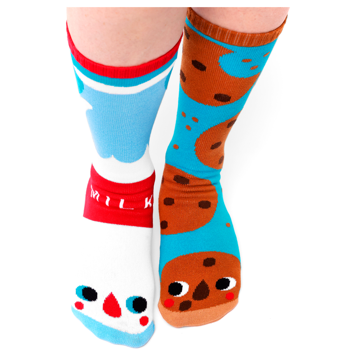 ADULT MILK &amp; COOKIES SOCKS