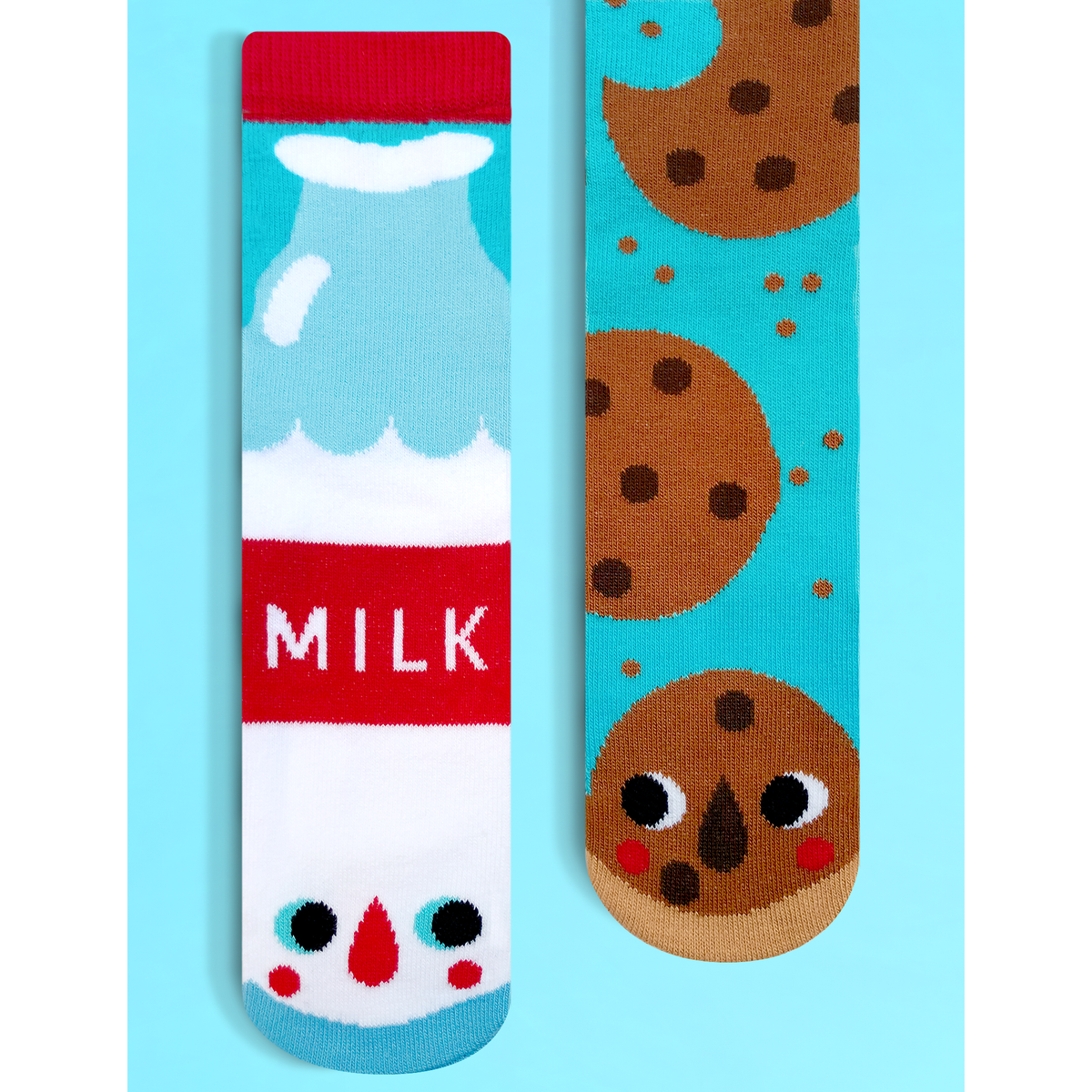 ADULT MILK &amp; COOKIES SOCKS