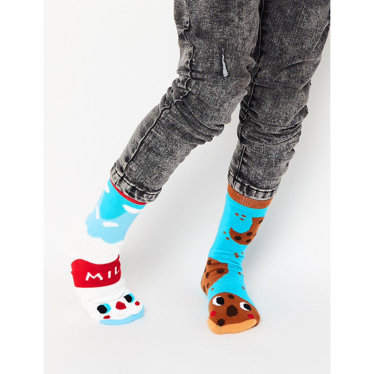 ADULT MILK &amp; COOKIES SOCKS