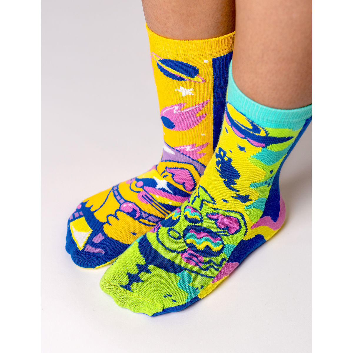 KIDS LUNAR &amp; TICK NO SLIP SOCKS