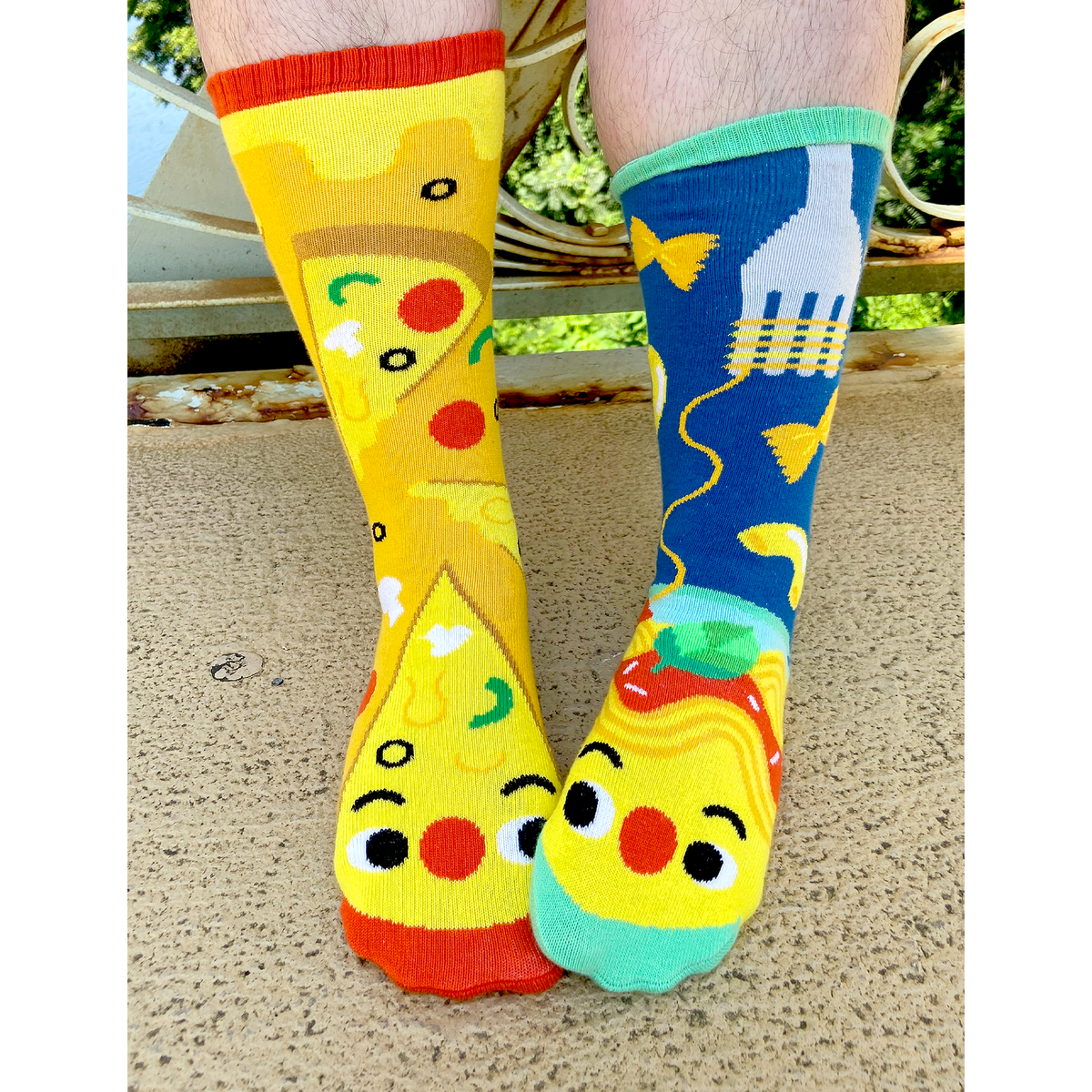 ADULT PIZZA &amp; PASTA SOCKS