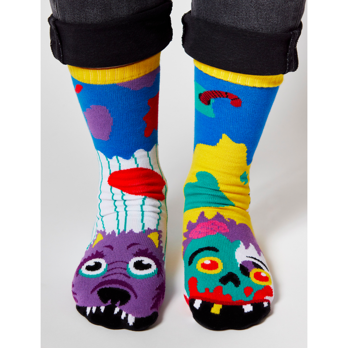 ADULT ZOMBIE &amp; WEREWOLF SOCKS