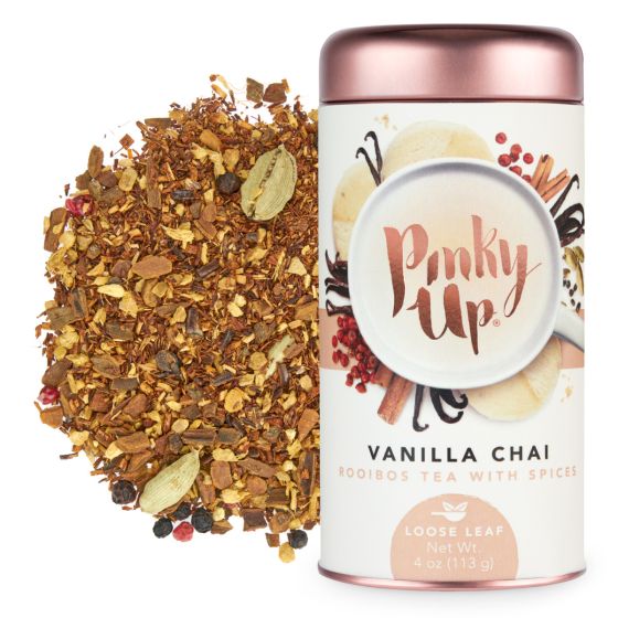 Vanilla Chai Loose Leaf Rooibos Tea in a Tin
