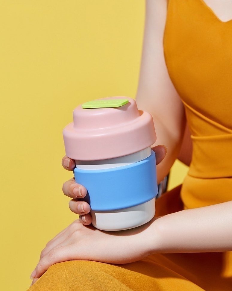 Gummies Thermos, Whimsical Dopamine Vacuum Insulated Tumbler Coffee Mug With Lid