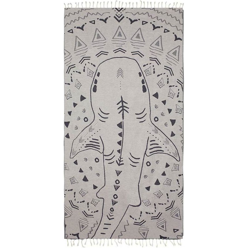 Shark Turkish Towel - Anthracite - Sun Drunk