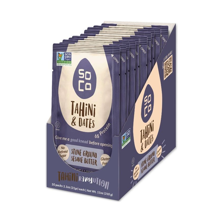 Squeeze packs: Tahini &amp; Dates (Box of 10) by eatsoco