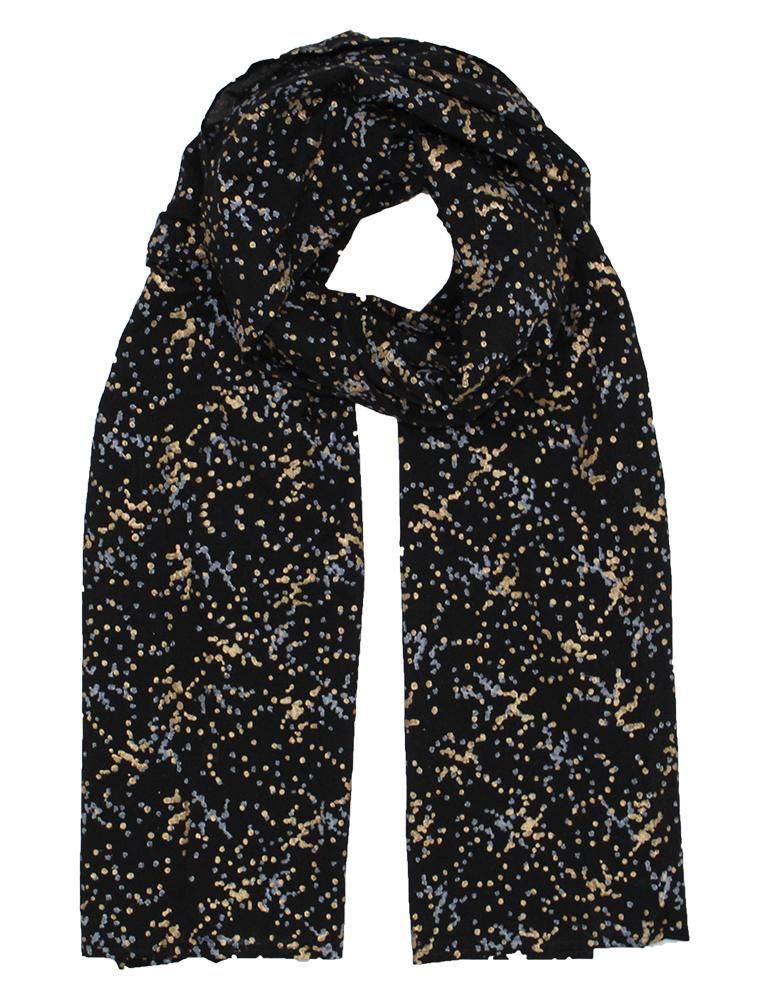 Splatter Dot Scarf - Organic Cotton - Passion Lilie