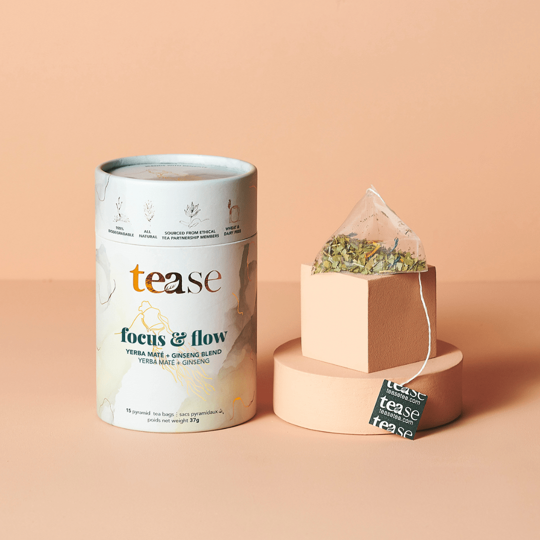 Focus &amp; Flow Yerba Mate &amp; Ginger Blend Tea