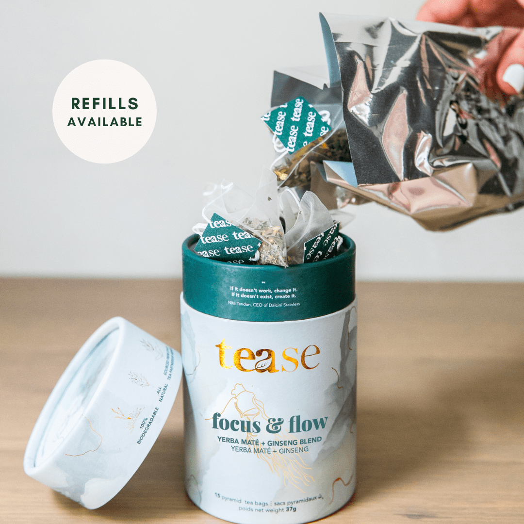 Focus &amp; Flow Yerba Mate &amp; Ginger Blend Tea