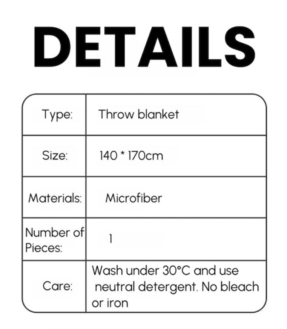 Terracotta Iris Throw Blanket - Warm Thick Earthy Tone Fall Blanket - Iris Throw Blanket - INSPECIAL HOME