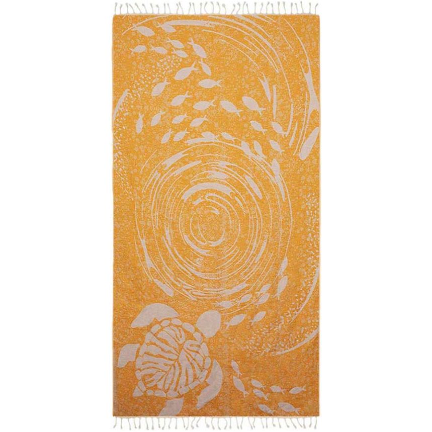 Tourbillon Turkish Towel - Jaune - Sun Drunk