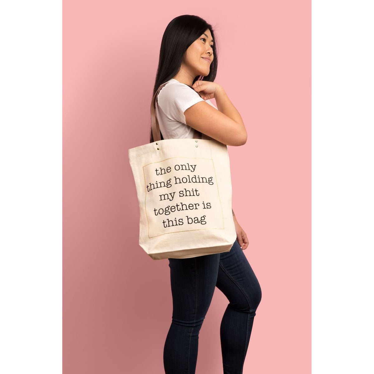 Holding My Shit Together Tote Bag by Fun Club