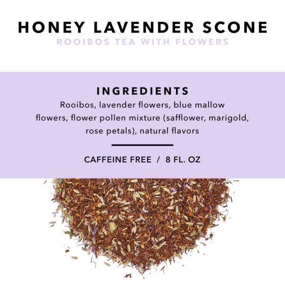 Honey Lavender Loose Leaf Rooibos Tea in a Tin