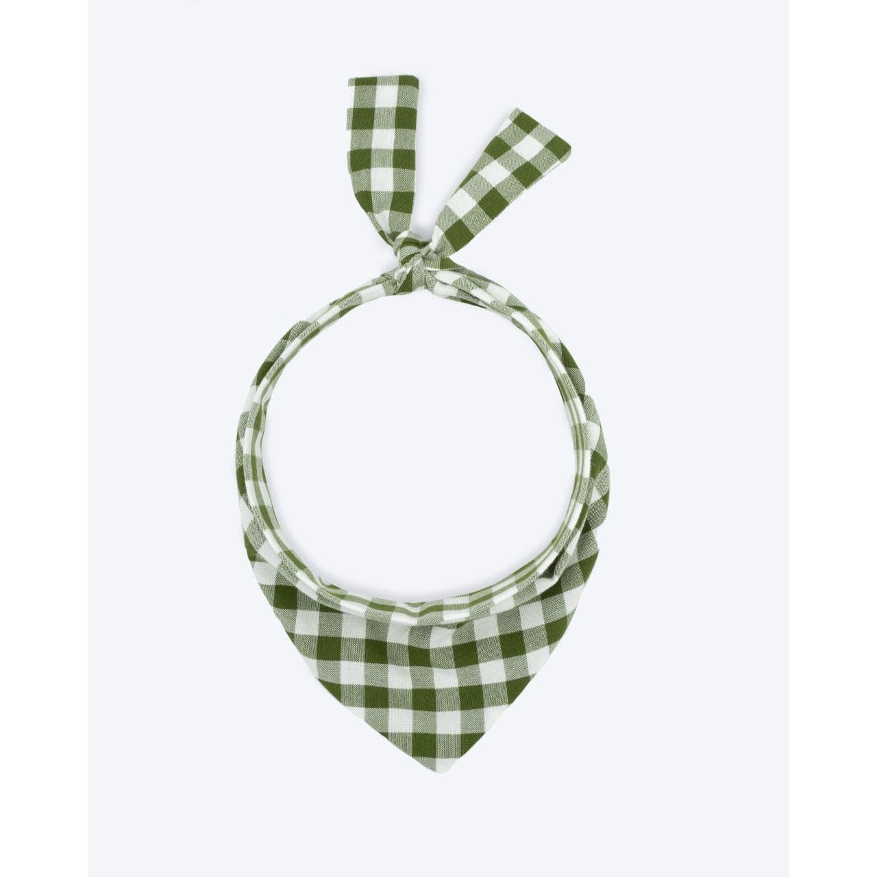 MODERNBEAST Forest Gingham / XS GINGHAM BANDANA by MODERNBEAST
