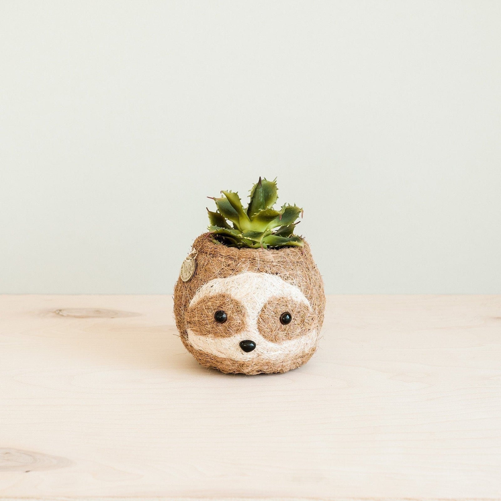LIKHÂ Two-tone Sloth Coco Coir Planter - Handmade Planters | LIKHÂ by LIKHÂ