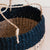 LIKHÂ Natural + Black Colorblock Hanging Planter - Hanging Basket | LIKHÂ by LIKHÂ