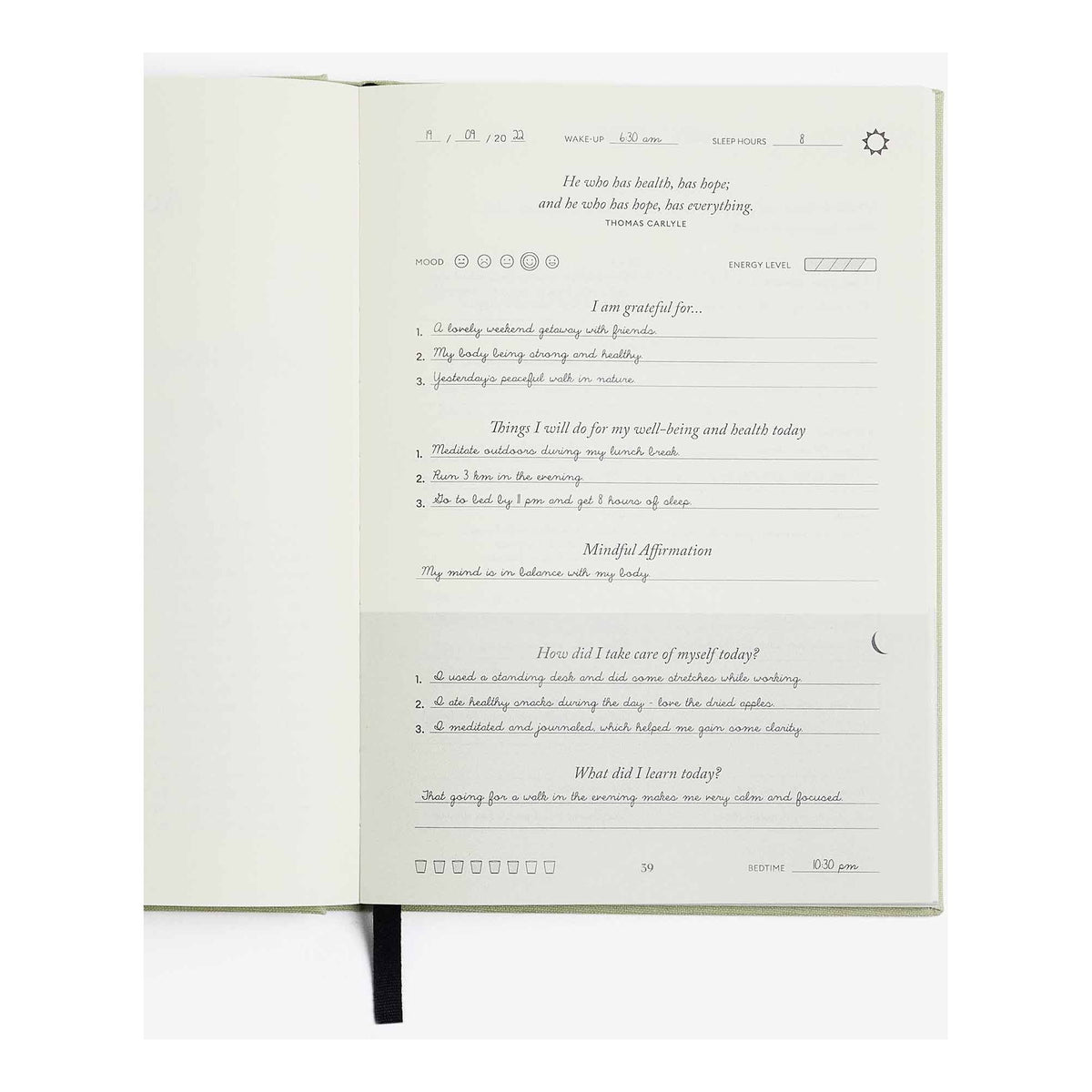 Intelligent Change The Five Minute Journal Fit Edition by Intelligent Change
