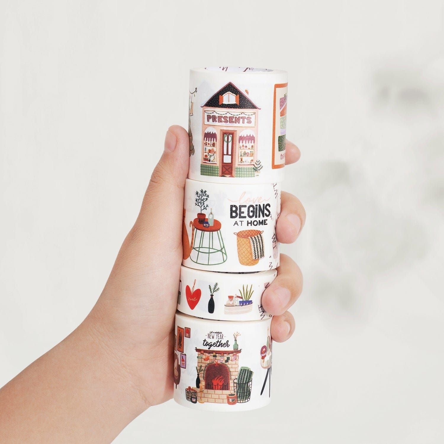 Home Sweet Home Washi Tape Sticker Set - Karma Kiss