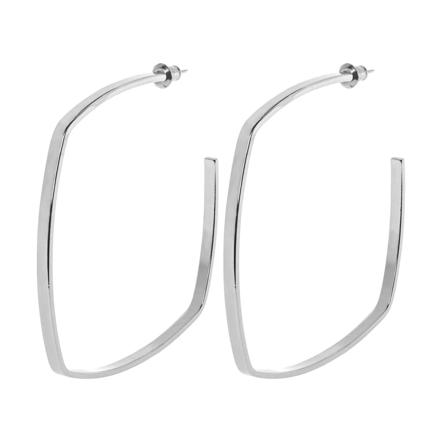eklexic GOLD Square Shaped Hoops by eklexic