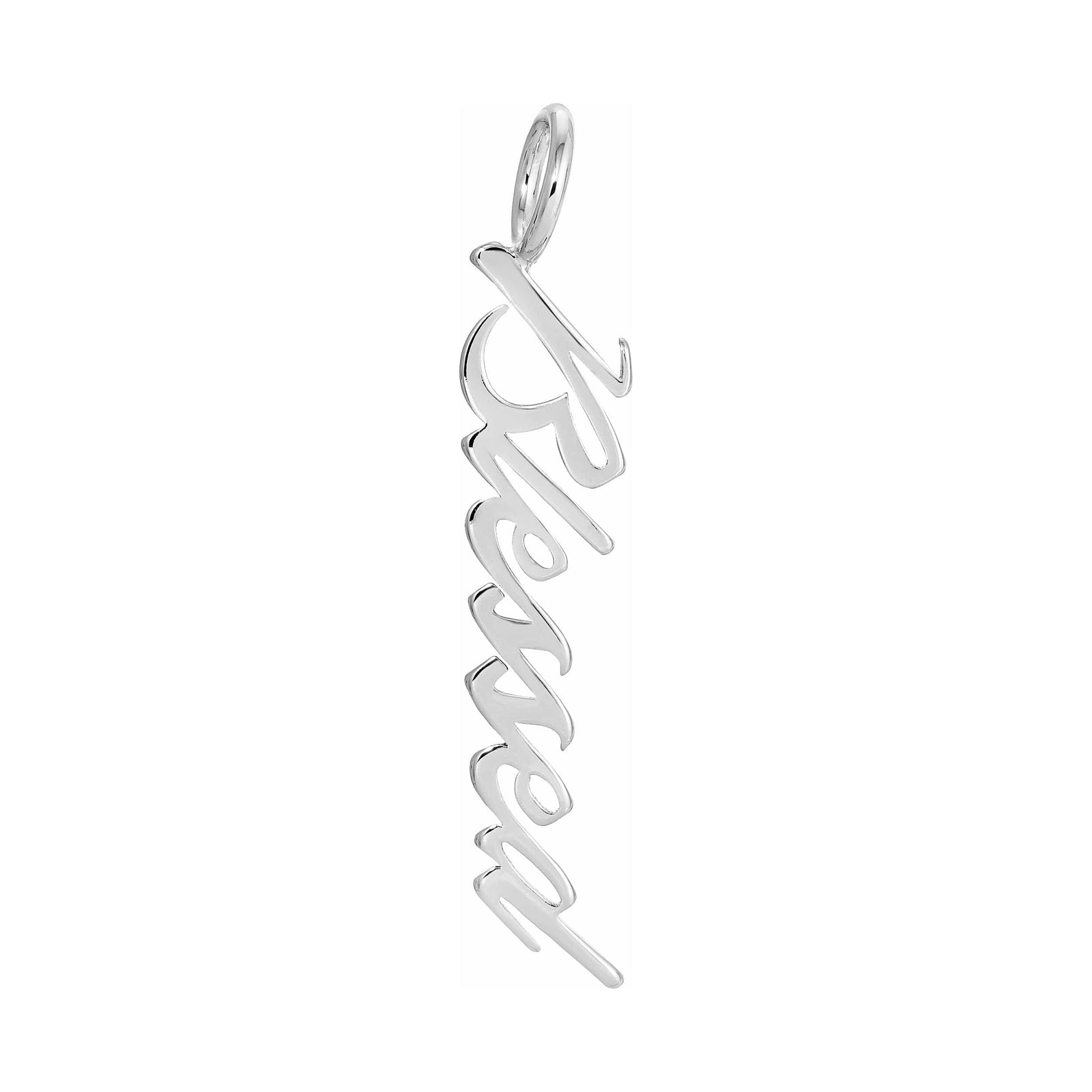 eklexic GOLD Script Pendant Blessed by eklexic